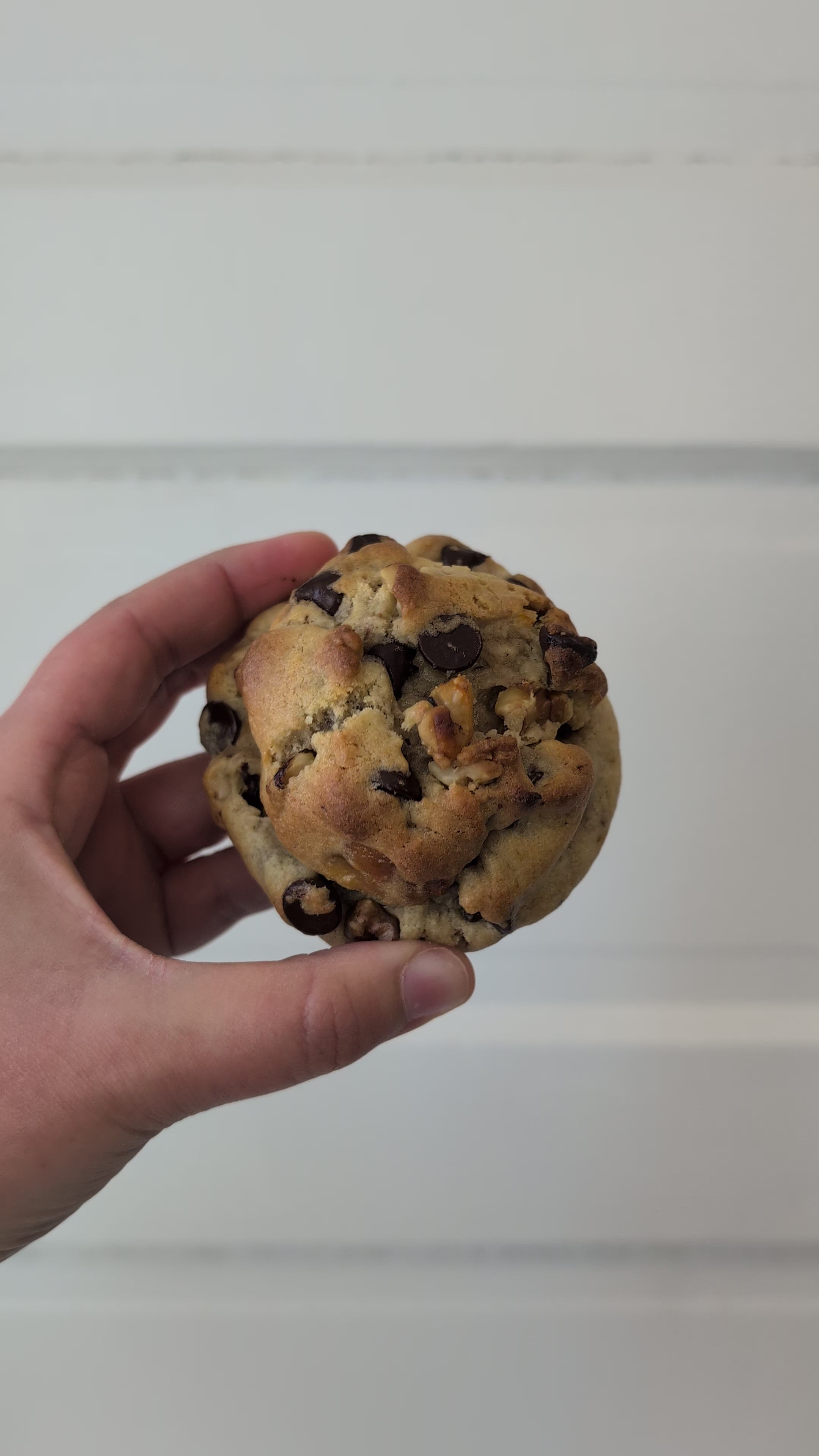 Walnut , Chocolate Chip & Caramel Cookie