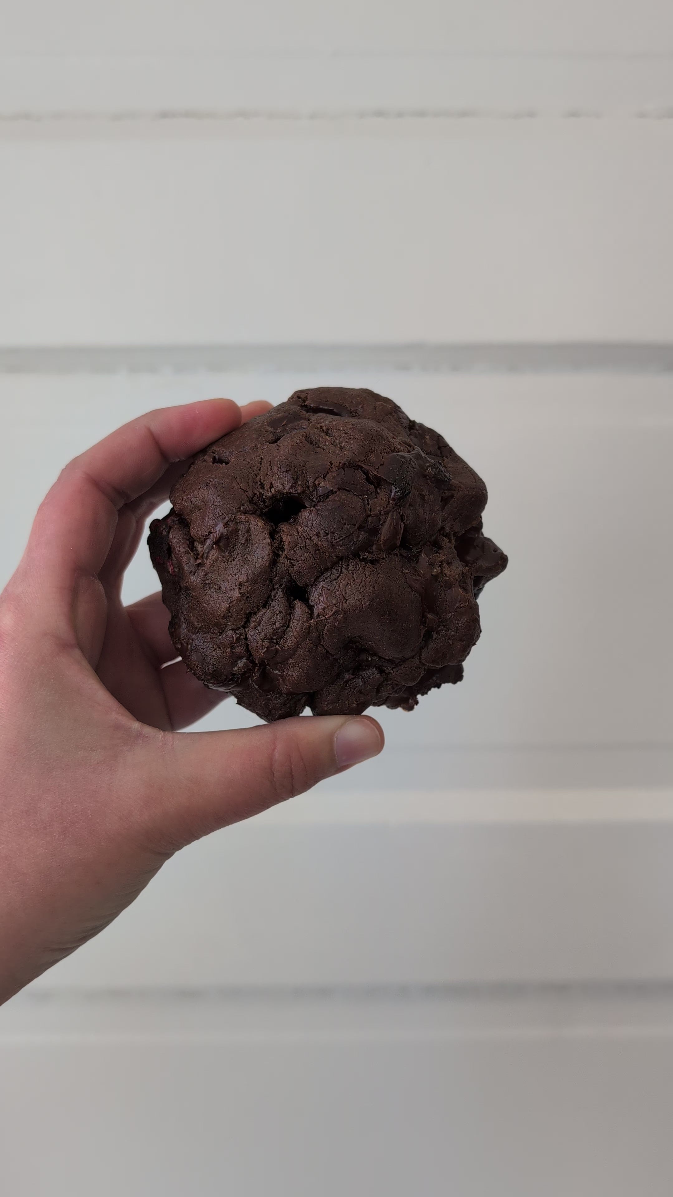 Dark Double Chocolate Chip Cookie