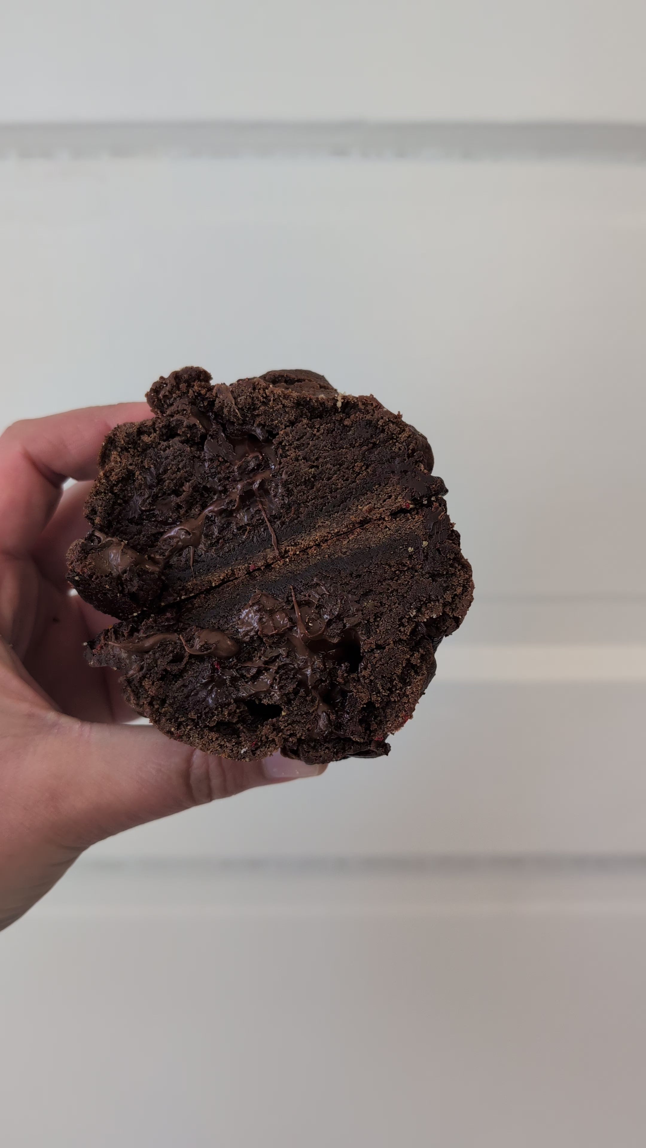 Dark Double Chocolate Chip Cookie